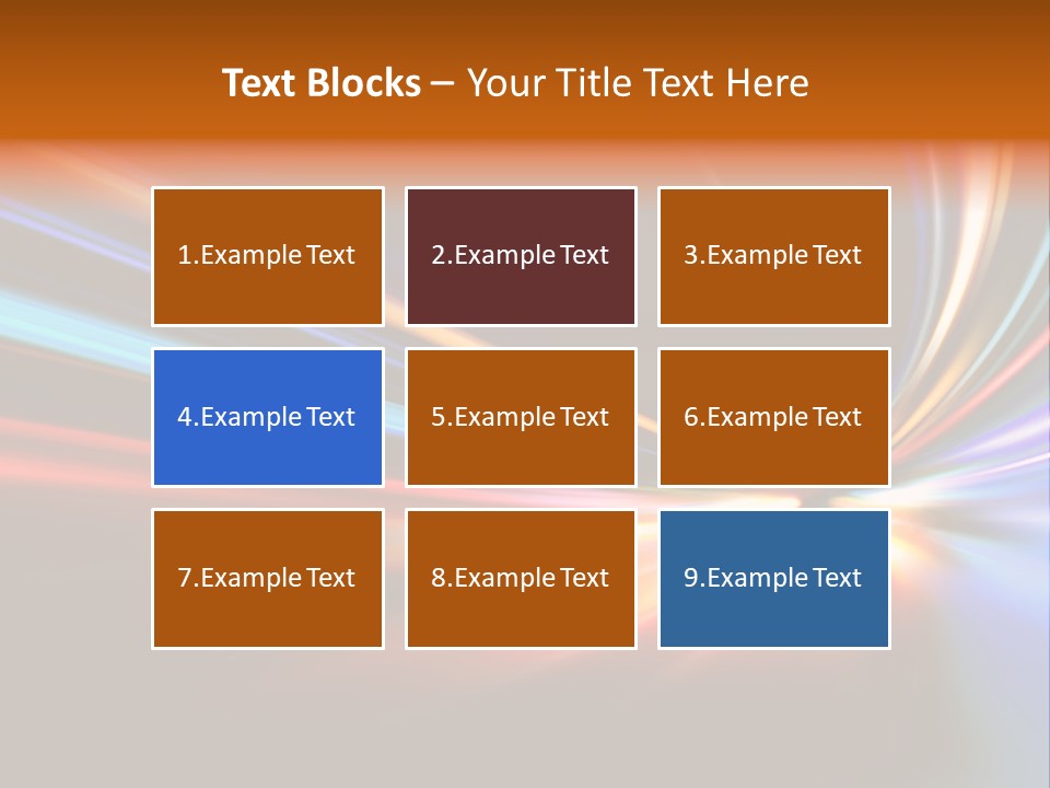 Industrial Yellow Lamp PowerPoint Template
