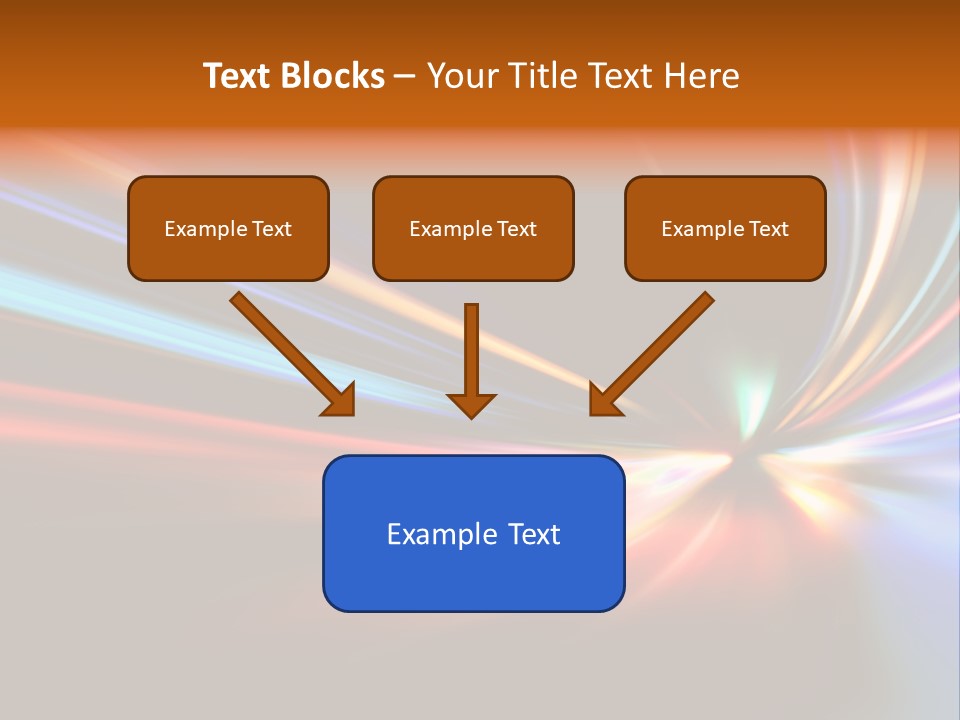Industrial Yellow Lamp PowerPoint Template