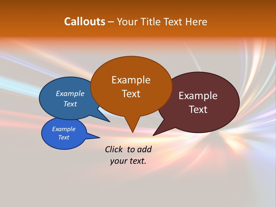 Industrial Yellow Lamp PowerPoint Template