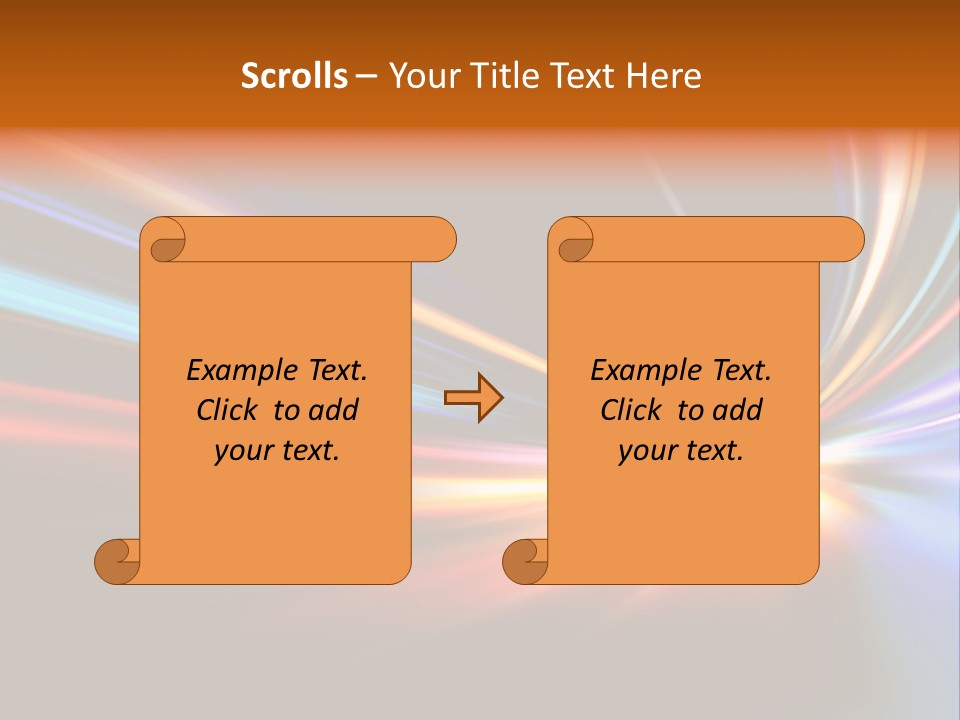 Industrial Yellow Lamp PowerPoint Template