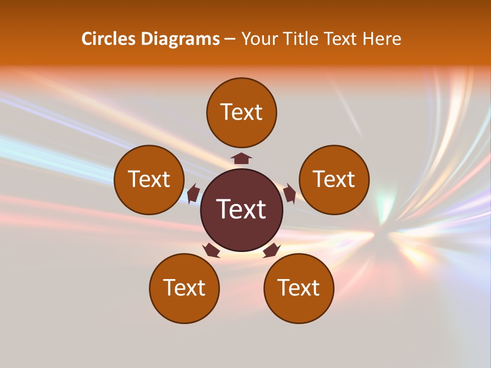 Industrial Yellow Lamp PowerPoint Template