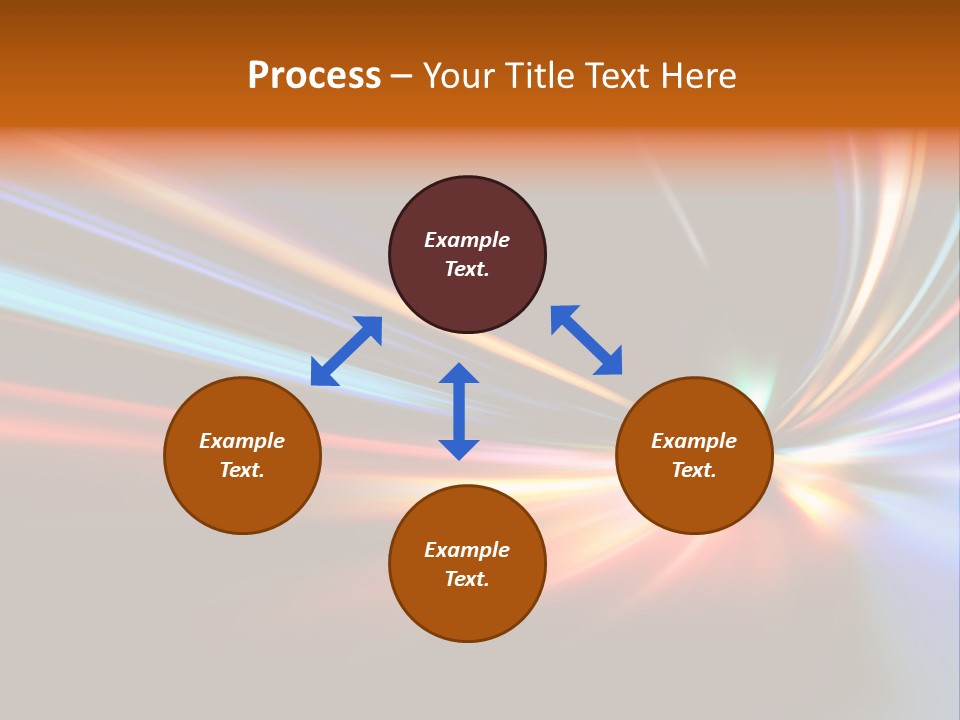 Industrial Yellow Lamp PowerPoint Template