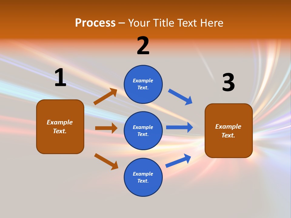 Industrial Yellow Lamp PowerPoint Template