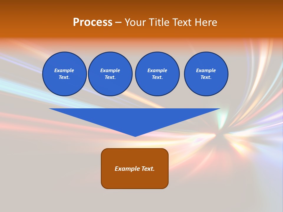 Industrial Yellow Lamp PowerPoint Template