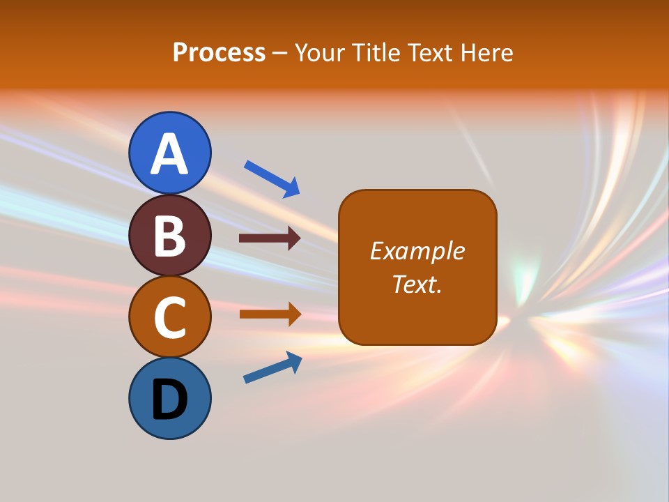 Industrial Yellow Lamp PowerPoint Template