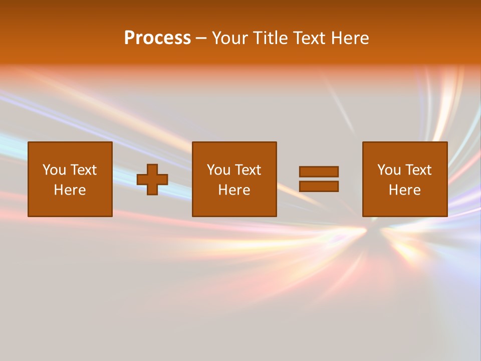 Industrial Yellow Lamp PowerPoint Template