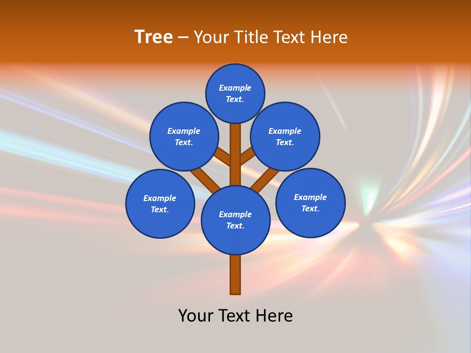Industrial Yellow Lamp PowerPoint Template