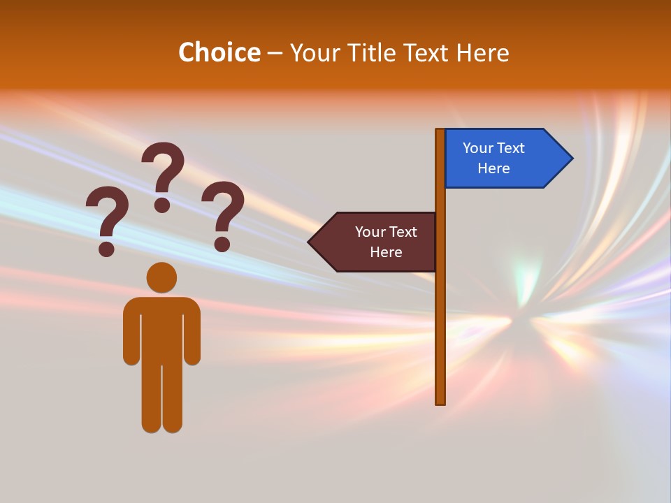 Industrial Yellow Lamp PowerPoint Template