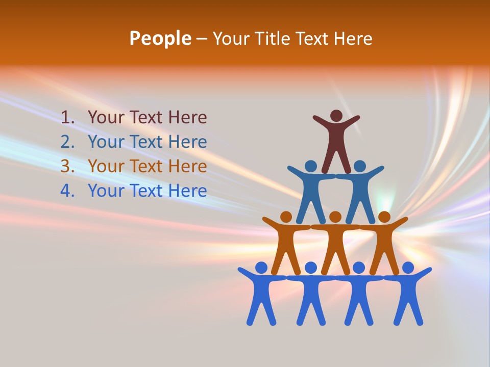 Industrial Yellow Lamp PowerPoint Template