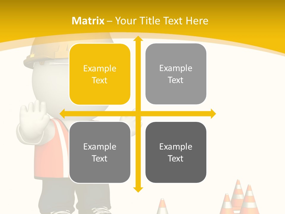 Isolated Rendered Guy PowerPoint Template