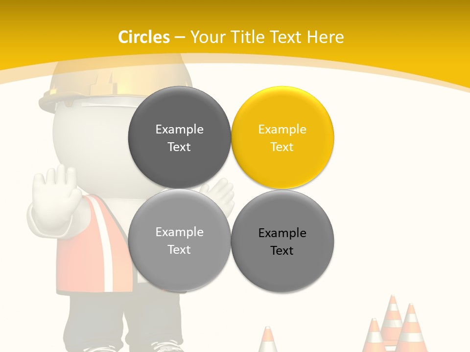 Isolated Rendered Guy PowerPoint Template