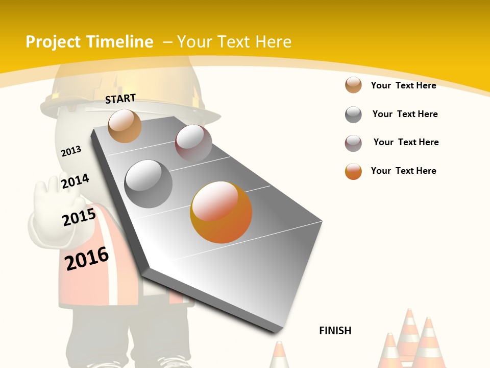 Isolated Rendered Guy PowerPoint Template