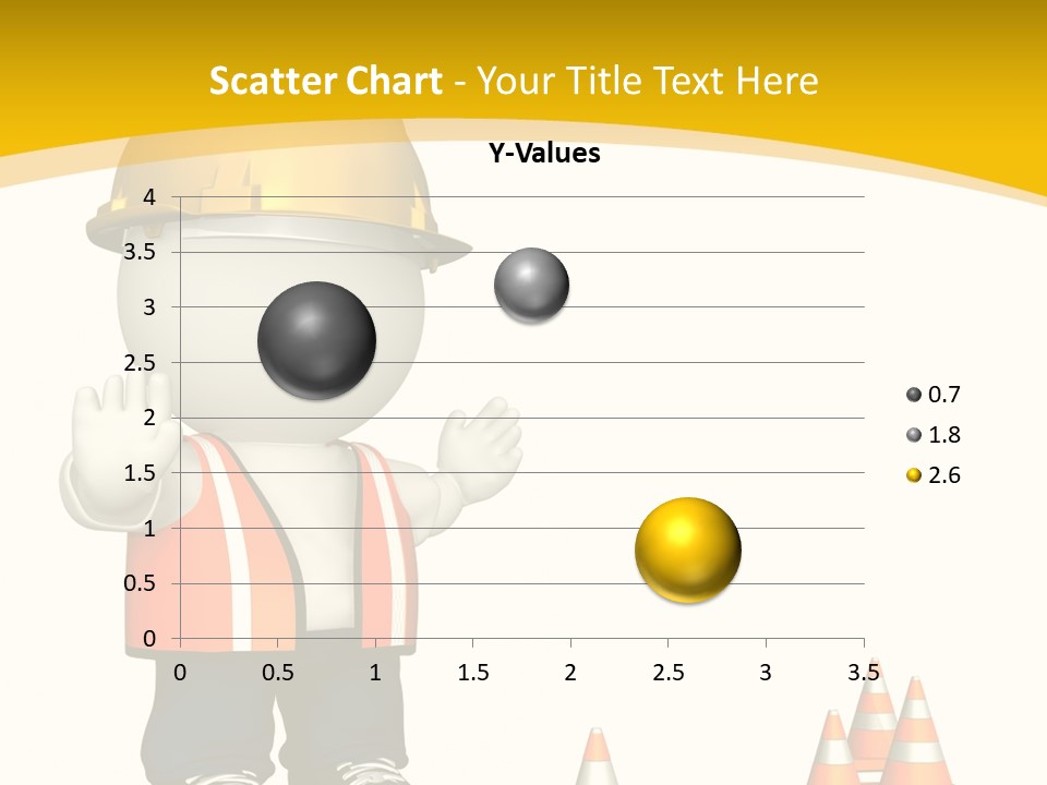 Isolated Rendered Guy PowerPoint Template
