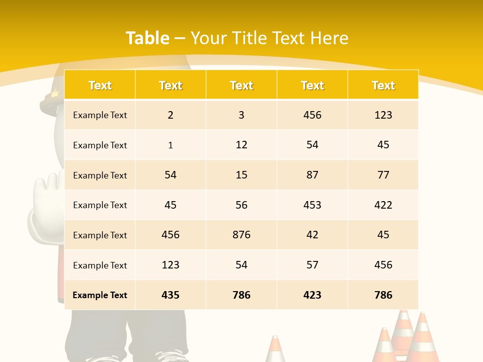 Isolated Rendered Guy PowerPoint Template