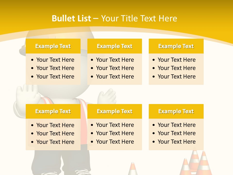 Isolated Rendered Guy PowerPoint Template