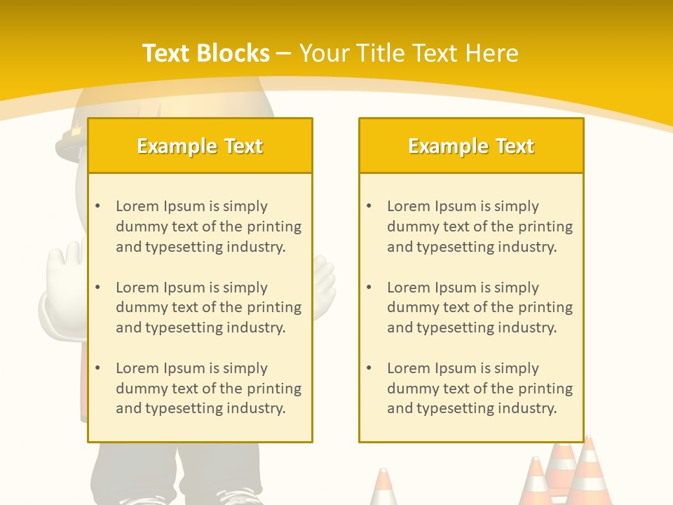 Isolated Rendered Guy PowerPoint Template