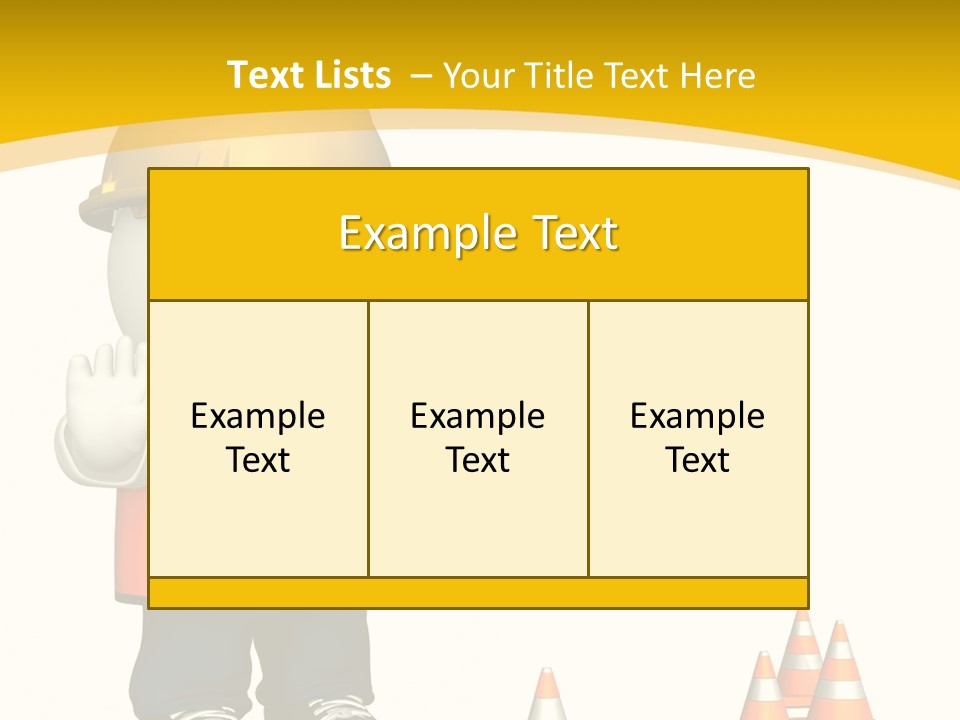 Isolated Rendered Guy PowerPoint Template