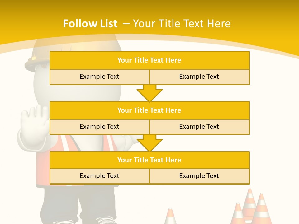 Isolated Rendered Guy PowerPoint Template