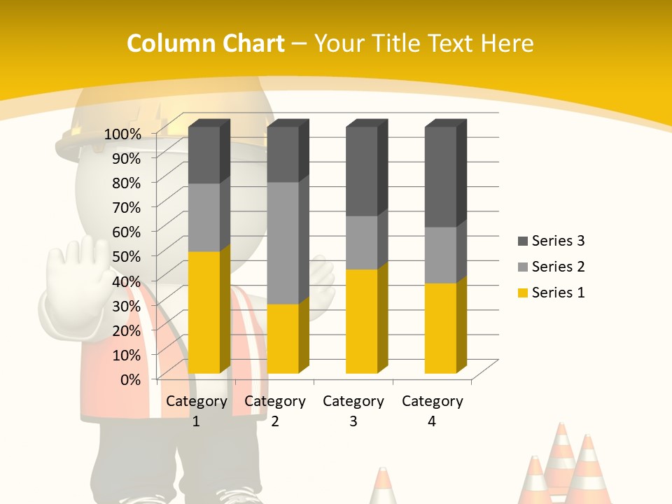 Isolated Rendered Guy PowerPoint Template