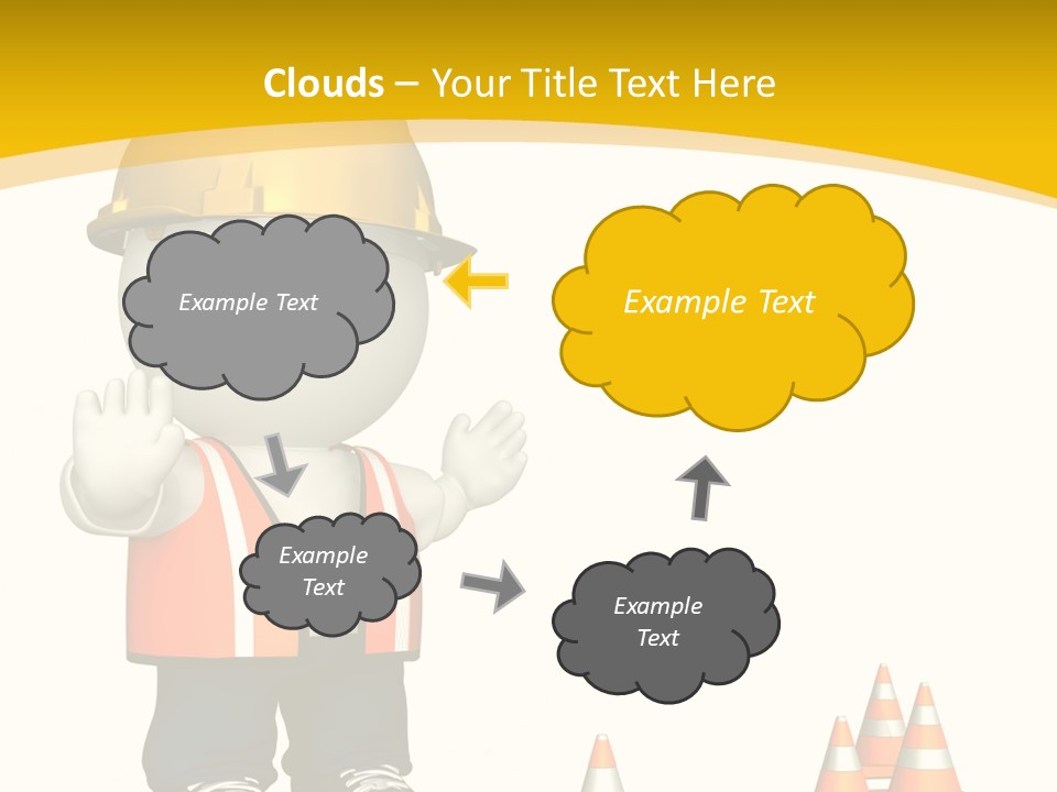 Isolated Rendered Guy PowerPoint Template