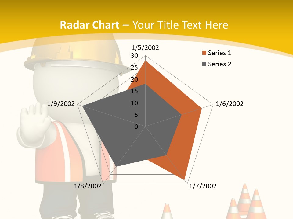 Isolated Rendered Guy PowerPoint Template