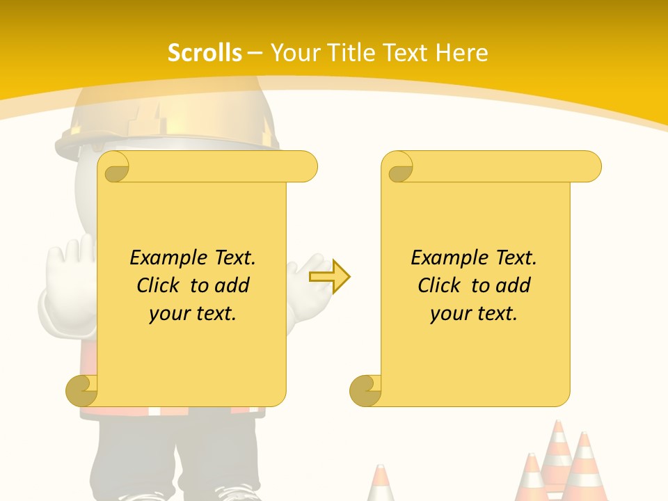 Isolated Rendered Guy PowerPoint Template