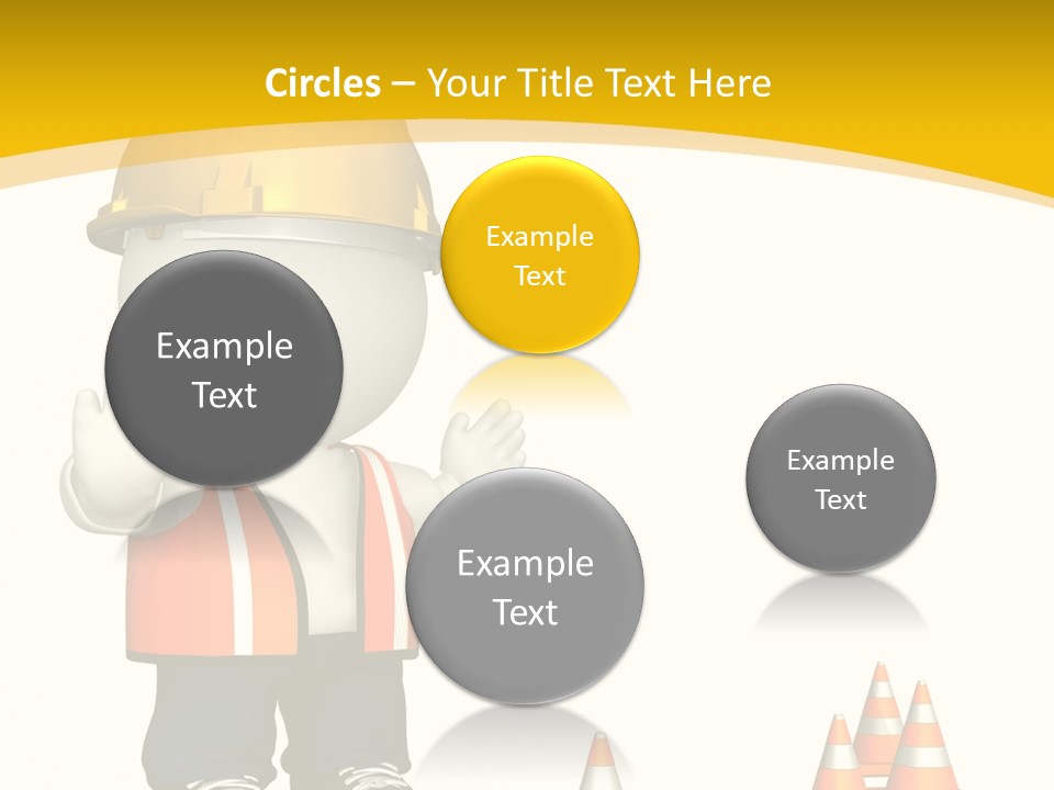 Isolated Rendered Guy PowerPoint Template