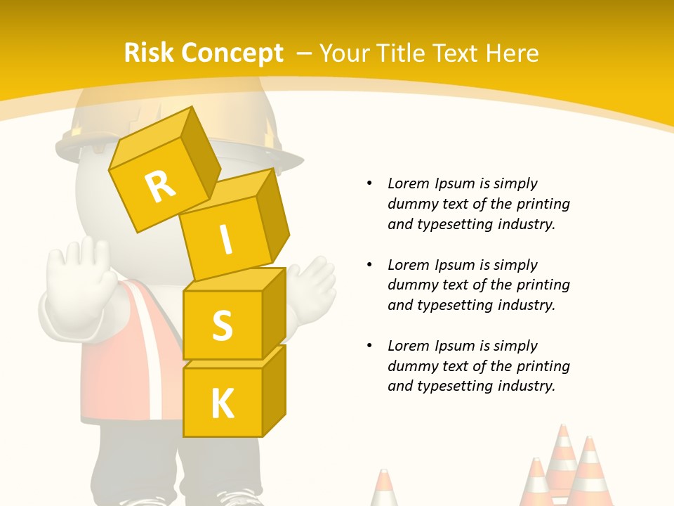 Isolated Rendered Guy PowerPoint Template