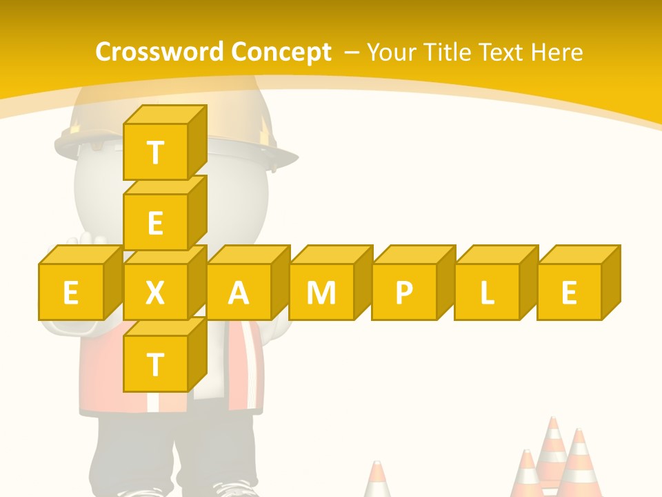 Isolated Rendered Guy PowerPoint Template