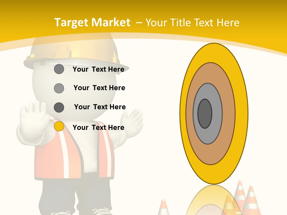 Isolated Rendered Guy PowerPoint Template