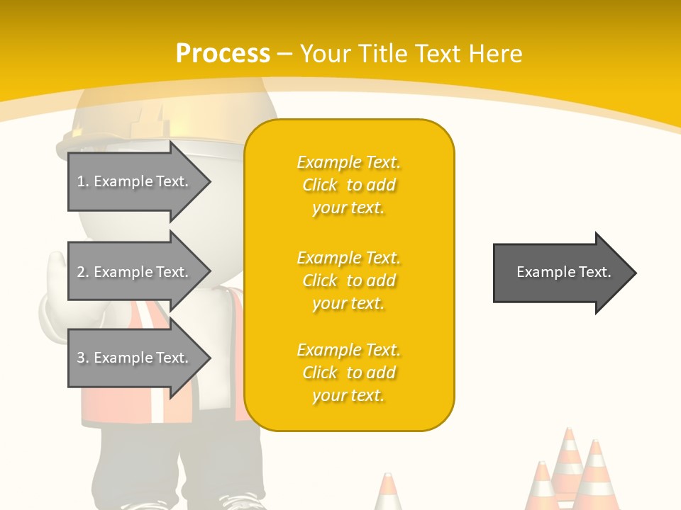 Isolated Rendered Guy PowerPoint Template