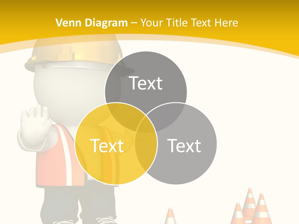 Isolated Rendered Guy PowerPoint Template