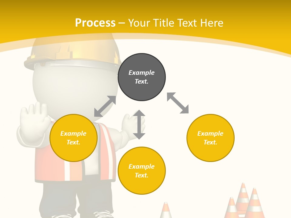 Isolated Rendered Guy PowerPoint Template