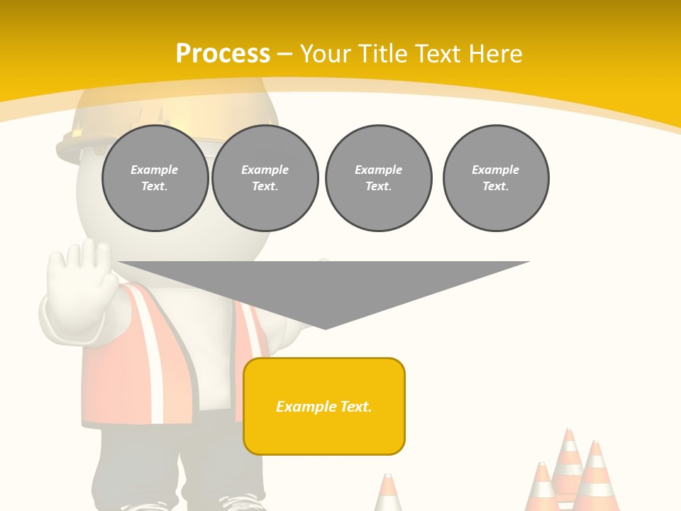 Isolated Rendered Guy PowerPoint Template