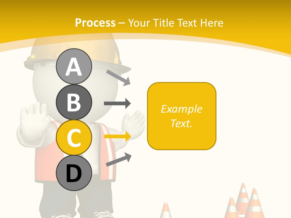 Isolated Rendered Guy PowerPoint Template