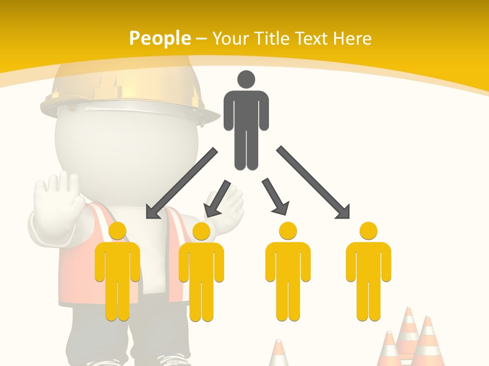 Isolated Rendered Guy PowerPoint Template