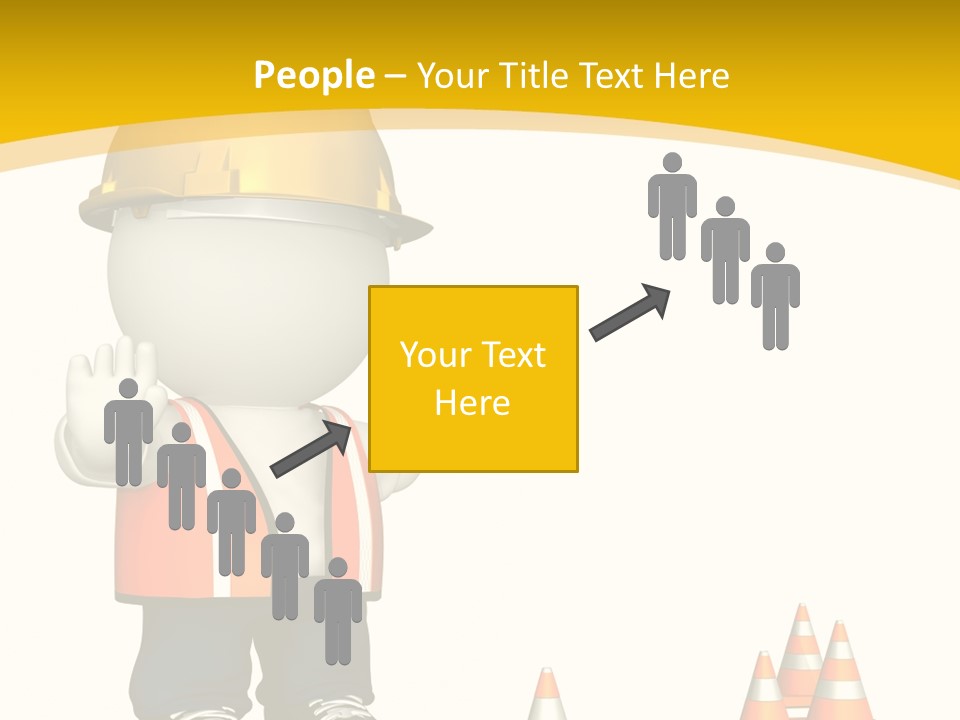 Isolated Rendered Guy PowerPoint Template