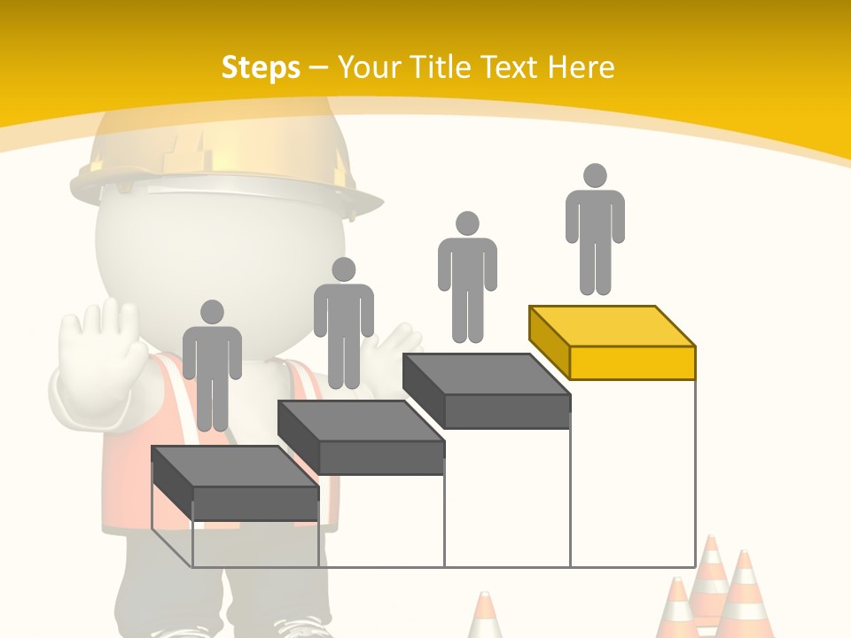 Isolated Rendered Guy PowerPoint Template