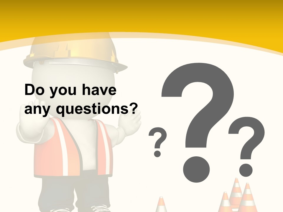 Isolated Rendered Guy PowerPoint Template