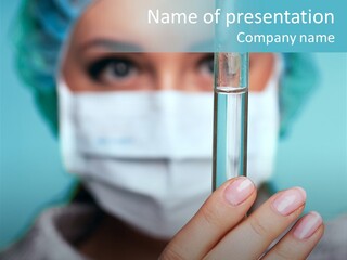 Vaccine Pharmacy Bottle PowerPoint Template