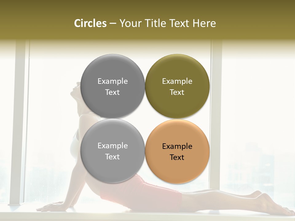 Sportswear Charming Exercise PowerPoint Template