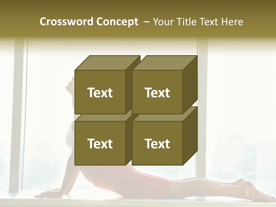 Sportswear Charming Exercise PowerPoint Template