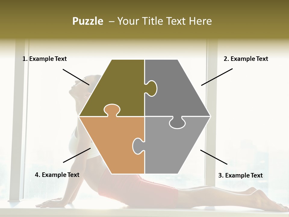 Sportswear Charming Exercise PowerPoint Template