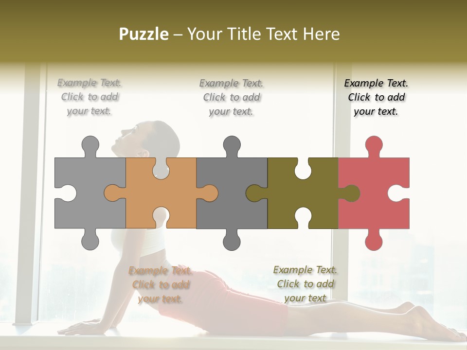 Sportswear Charming Exercise PowerPoint Template