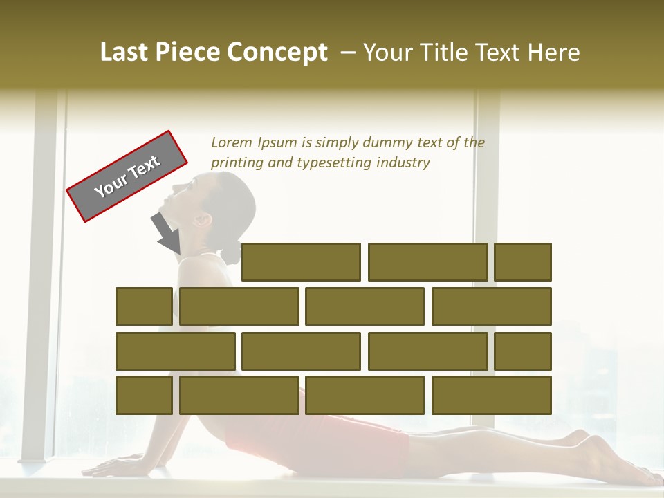 Sportswear Charming Exercise PowerPoint Template