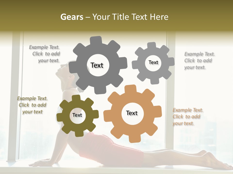 Sportswear Charming Exercise PowerPoint Template