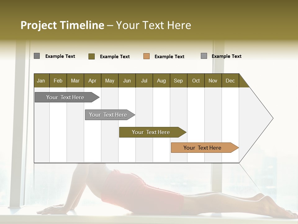 Sportswear Charming Exercise PowerPoint Template