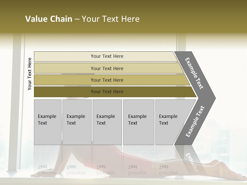 Sportswear Charming Exercise PowerPoint Template