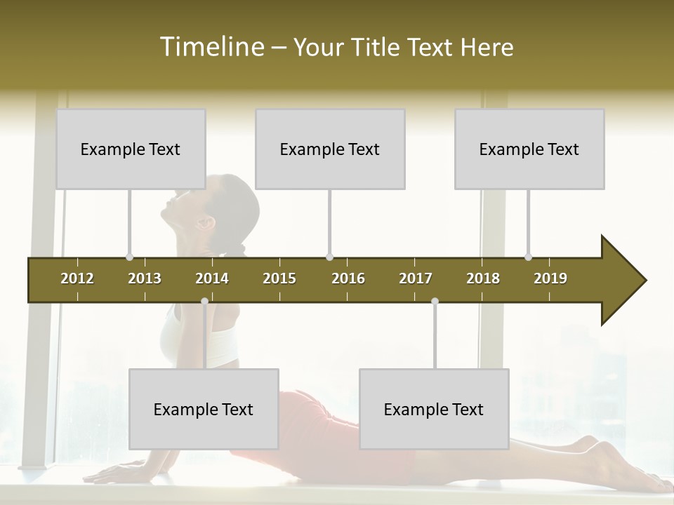 Sportswear Charming Exercise PowerPoint Template