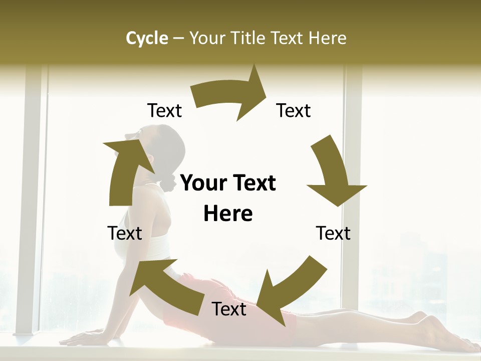 Sportswear Charming Exercise PowerPoint Template